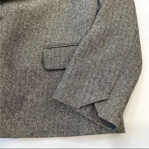 Zadig & Voltaire Victor Lurex Wool & Silk Blend Metallic One Button Blazer, L